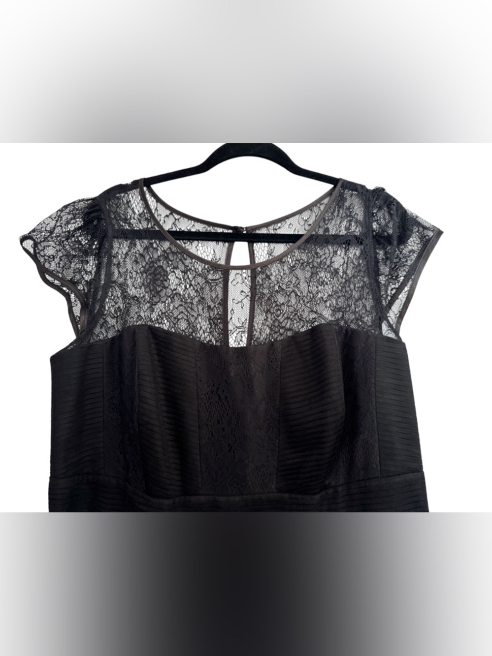 City Chic Audrey Fit and Flare Black Lace Dress, Size 18 (Runs Small) - Picture 5 of 10